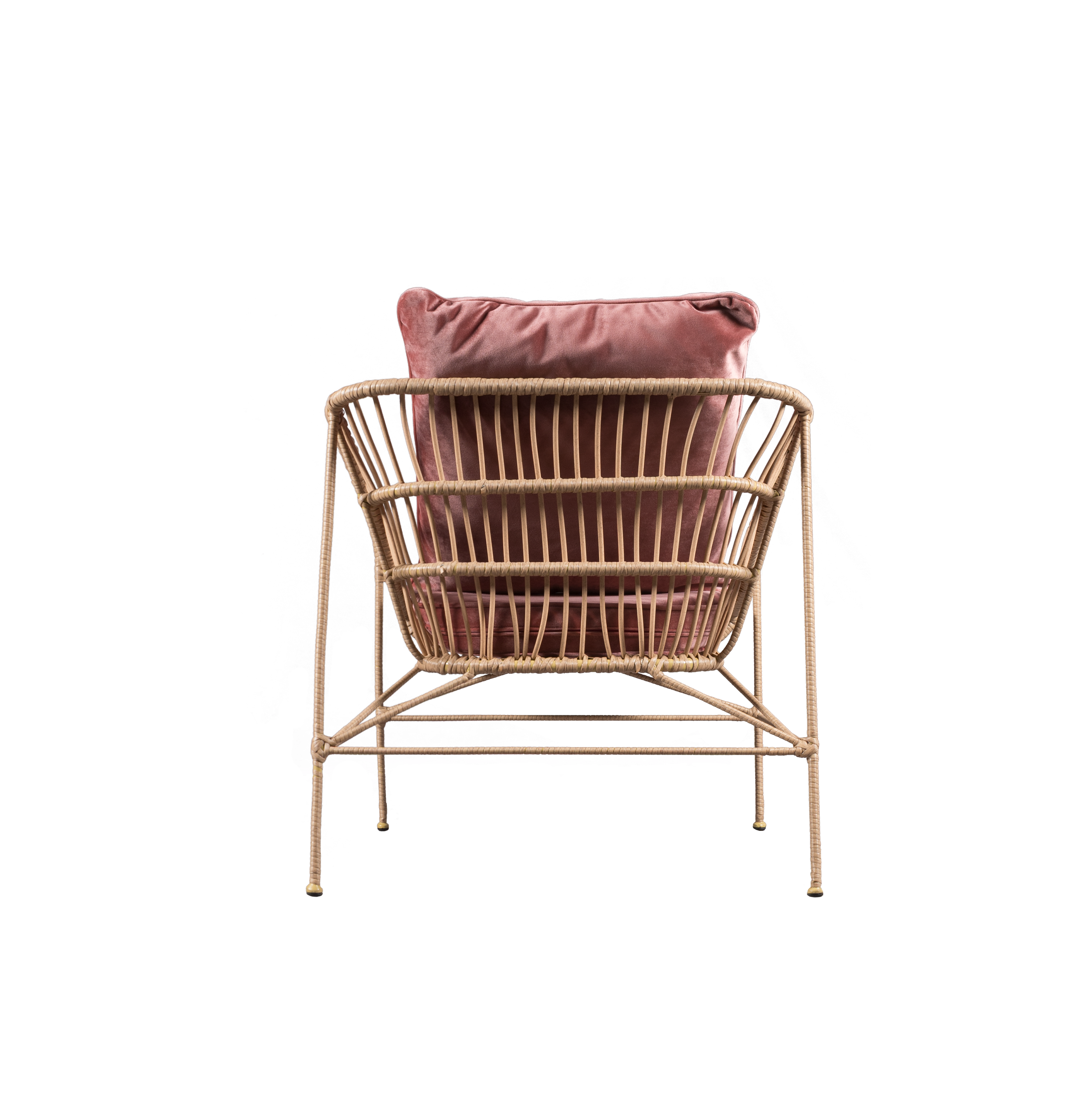 Image of Isla Lounge Chair Dusty Pink