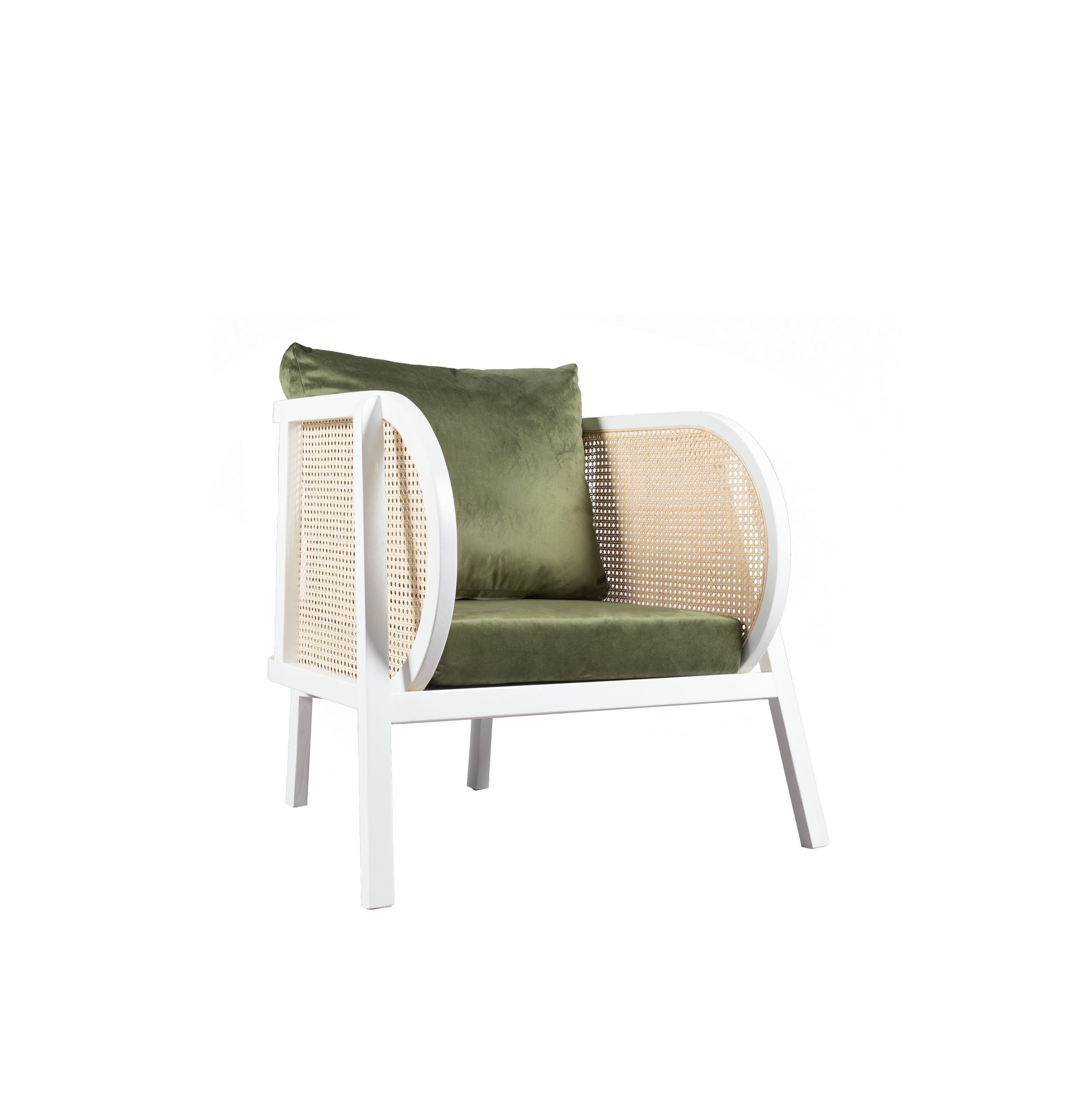 Image of Cleo Lounge Chair Olive Green