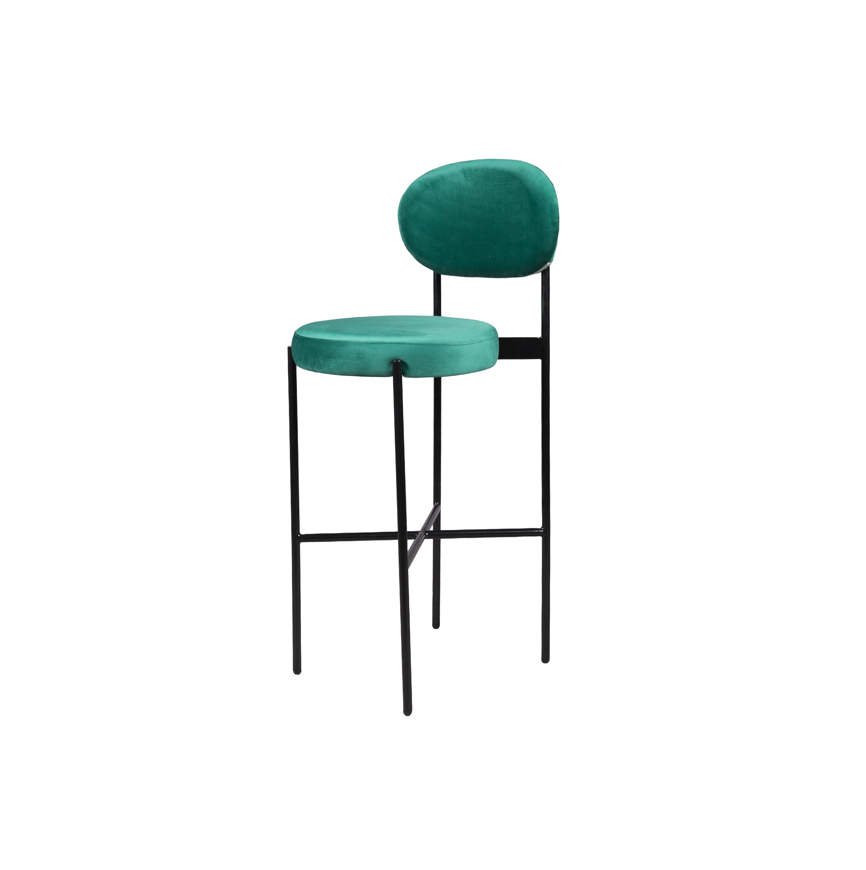 Image of Arlo Bar Stool Emerald Green
