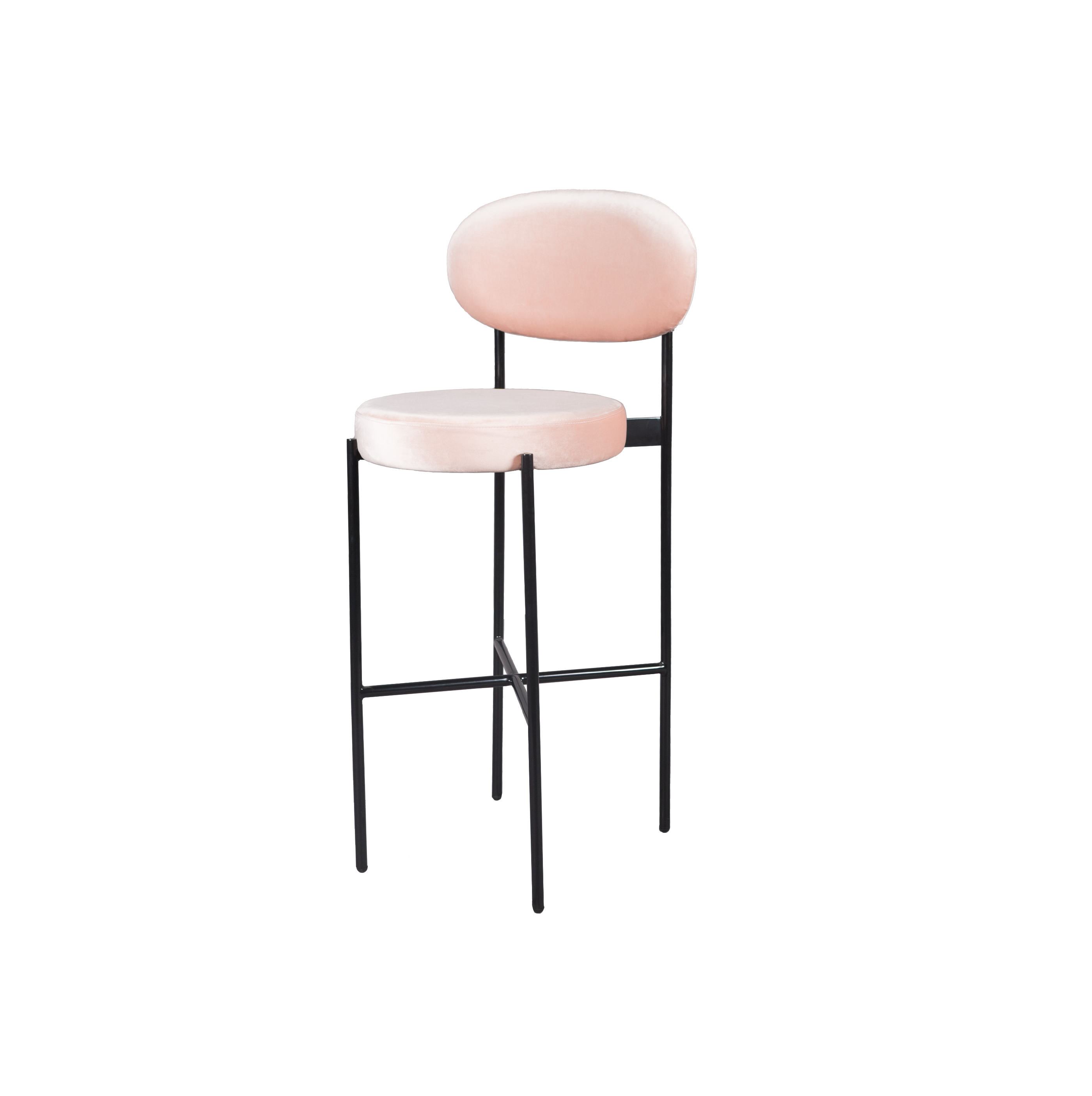 Image of Arlo Bar Stool Blush Pink