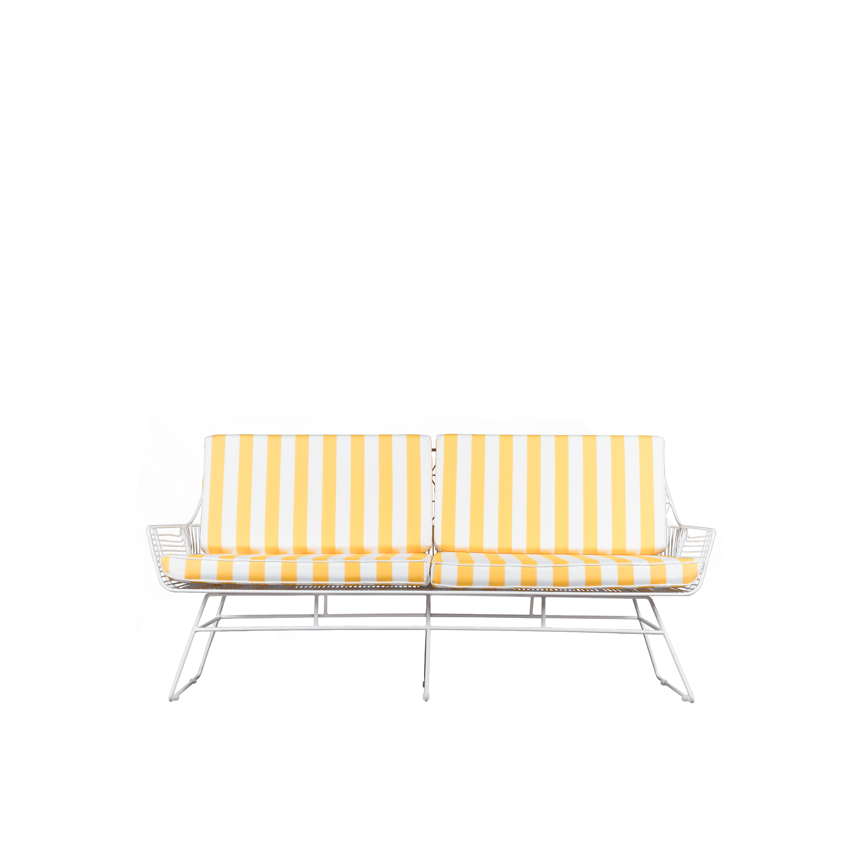 Image of Ginza Lounge Yellow & White Stripe