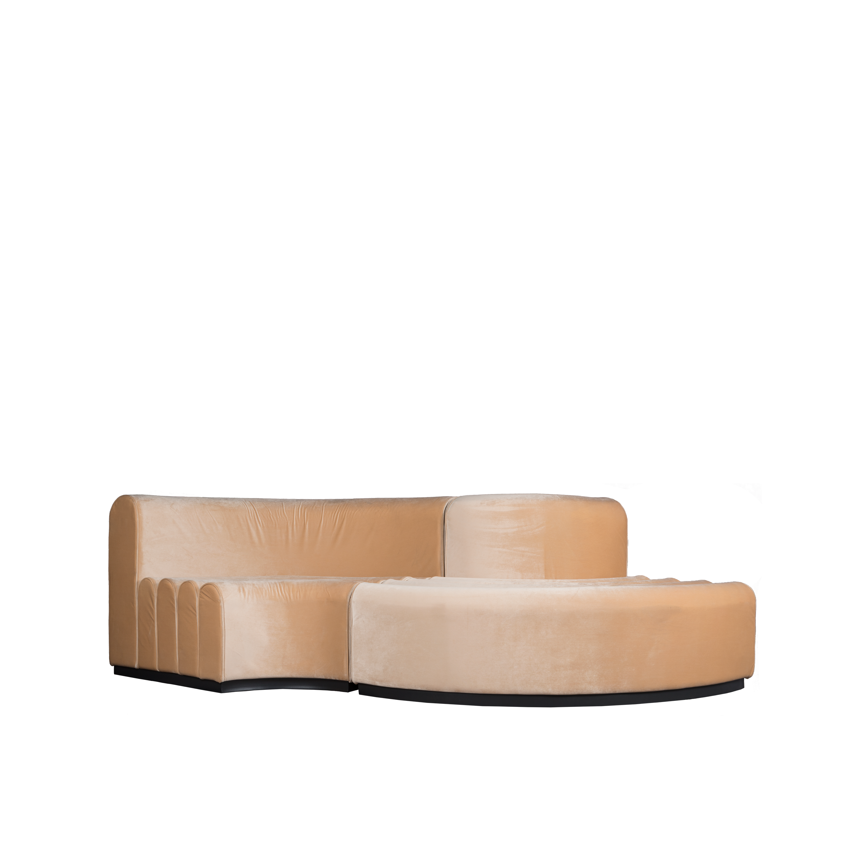 Image of Pippa Modular Lounge Champagne Concave