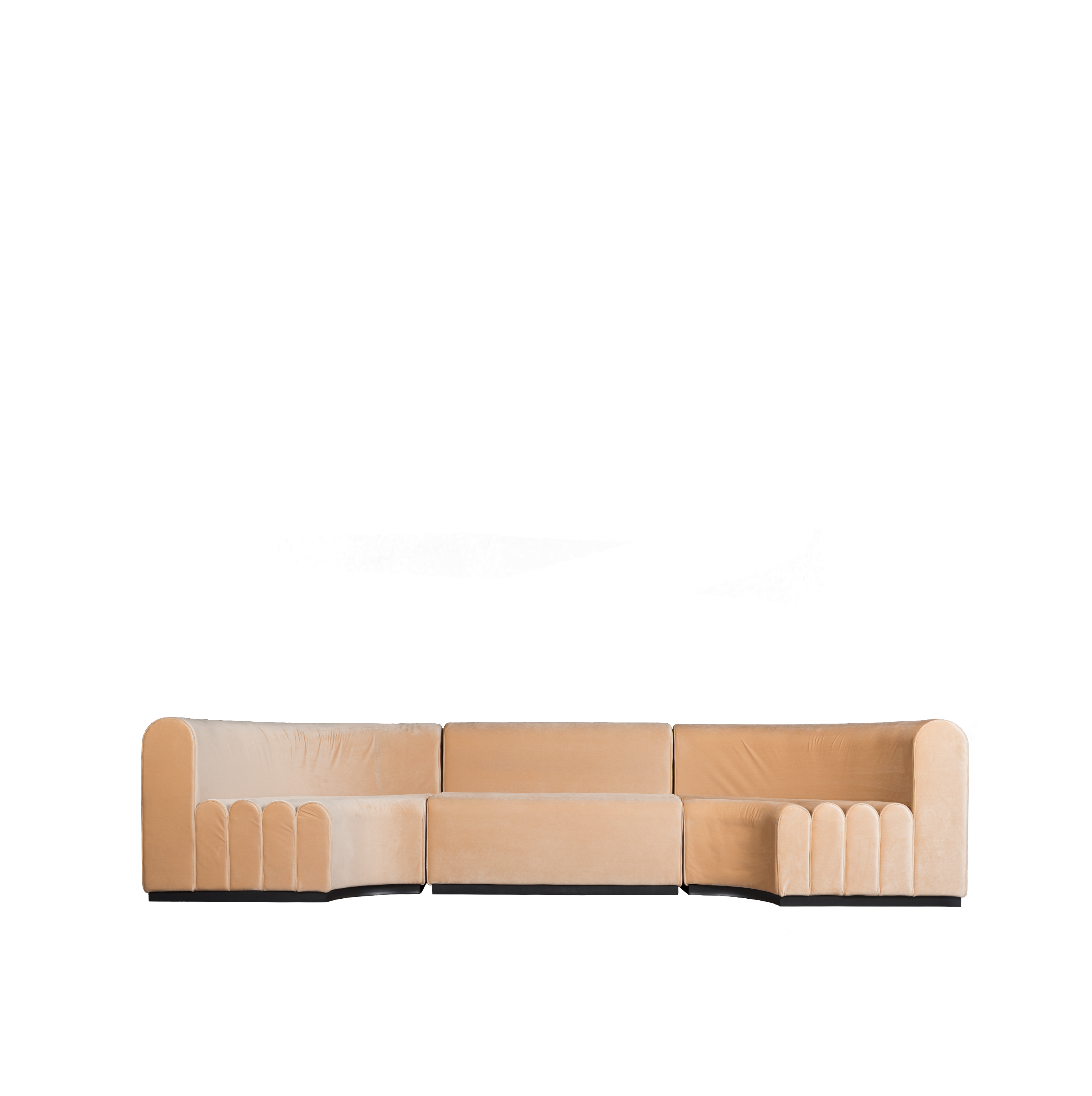 Image of Pippa Modular Lounge Champagne Straight