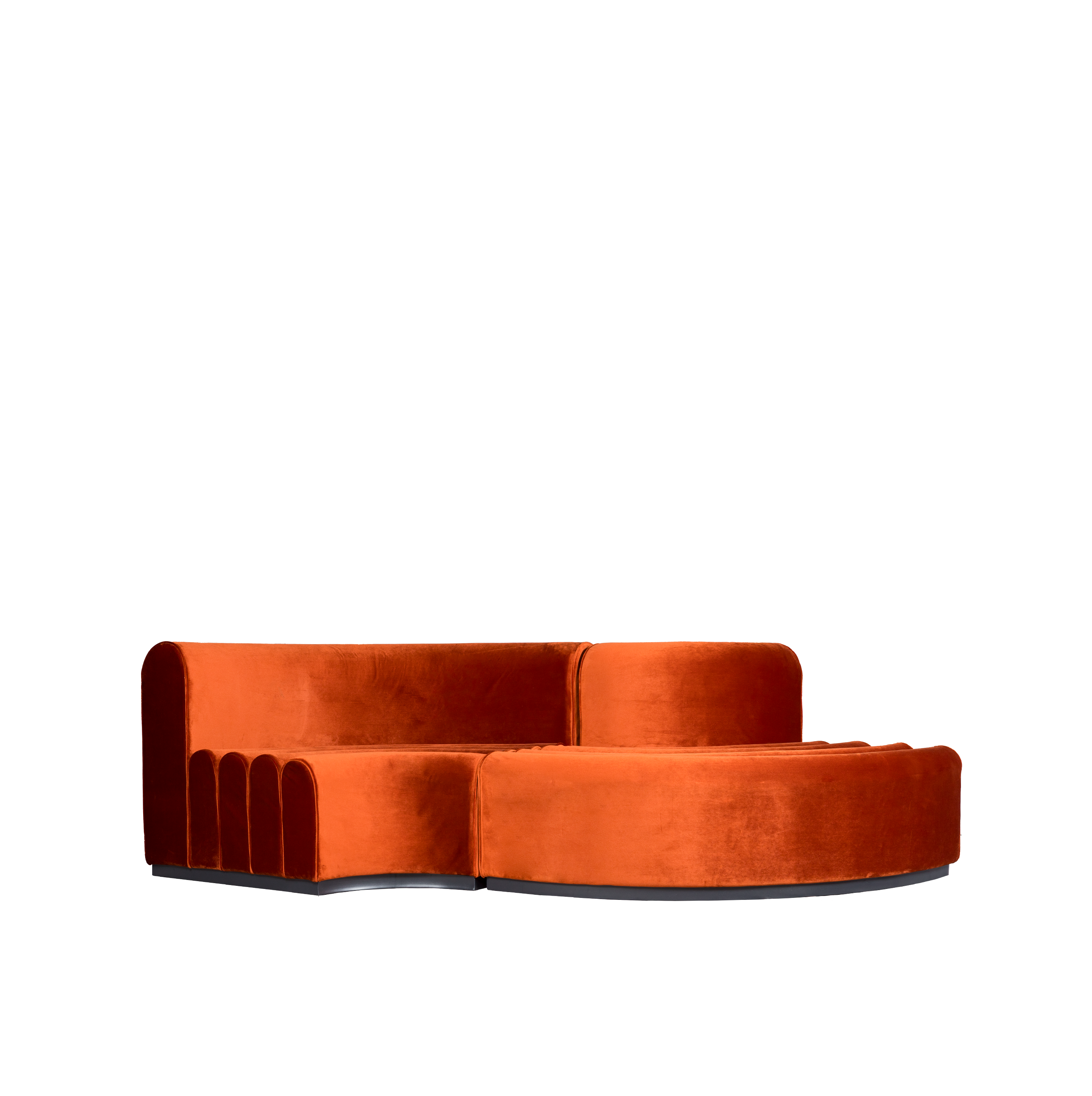 Image of Pippa Modular Lounge Rust Convex